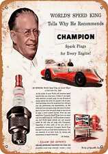 Metal Sign - 1951 AB Jenkins for Champion Spark Plugs -- Vintage Look picture