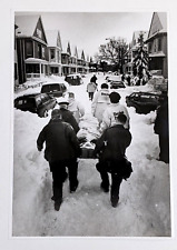 1997 Boston Massachusetts Spring Snowstorm Rescue EMT Police Vintage Press Photo picture