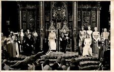 LG52 1967 Original Photo PRINCE CHARLES QUEEN ELIZABETH 1ST OPENING PARLIAMENT picture