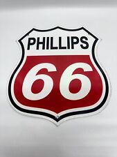 Phillips 66 Vintage Style Porcelain Enamel Gasoline Service Station Sign picture