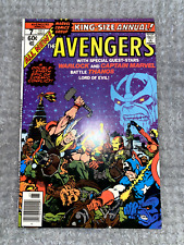 🔥Avengers Annual #7 HOT Marvel NM 1st App Infinity Stones Death of Warlock🔥 picture