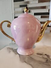 I Godinger & Co Pink and Gold Tea Pot picture