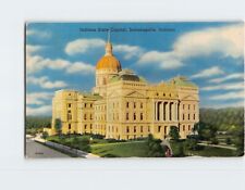 Postcard Beautiful Indiana State Capitol Indiana USA picture