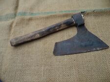 ANTIQUE COOPERS GOOSEWING HEWING CARPENTER'S SIDE AXE BLACKSMITH HAND FORGED picture
