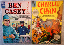 Charlie Chan #1 Dell 1965 Ben Casey #10 Dell 1965 EXCELLENT picture