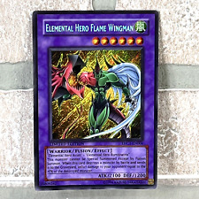 Yu-Gi-Oh TCG Card Elemental Hero Flame Wingman EHC1-EN004 MP Limited Edition picture