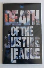 JUSTICE LEAGUE #75 (2022) ACETATE COVER DEATH OF THE JUSTICE LEAGUE-FINAL ISSUE picture