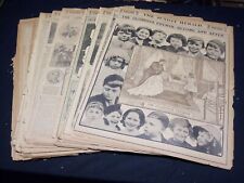 1910-1911 BOSTON HERALD SUNDAY MAGAZINE SECTIONS LOT OF 28 - NICE PHOTOS - UP 93 picture