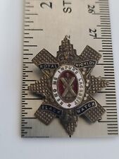 The Black Watch Royal Highlanders Officers Glengarry Pin Badge (???) picture