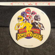 1994 Vintage Mighty Morphin Power Rangers 3” Button Pin Pinback Saban picture