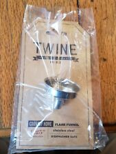2pc TWINE FLASK FUNNEL Stainless Steel Whiskey Hip Pocket Alcohol Liquor Powder picture