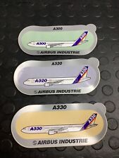 Vintage Official Airbus Stickers, RARE Collectable Aviation Plane A300 A320 A330 picture