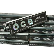 OCB Rolling Papers King Size Ultra Slim Black Buy 4@$1.56/Pk Free USA Shipping picture