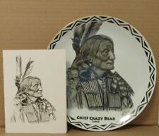 Chief Crazy Bear - Native American Series Portrait #12 - Collectors Plate picture