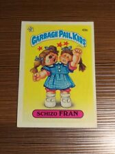 Rare 49b * Schizo Fran Glossy GPK 1985 Topps Garbage Pail Kids Series 2 OS2 one picture