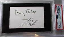 Jimmy Carter & Amy Carter / Dual Autographed Signed Cut / PSA/DNA Slabbed picture