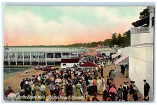 c1910 On The Board Walk Crystal Beach Ontario Canada Antique Postcard picture