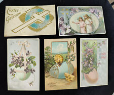 Lot of 5 Different Easter Holiday Postcards ~ 1907/1911 picture