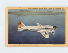 Postcard Chesapeake Airways Service Crossing the Chesapeake Bay USA picture