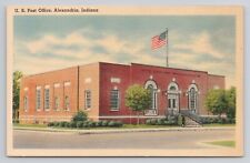 Postcard US Post Office Alexandria Indiana picture