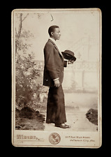 Vintage Cabinet Card Picture African American Gentleman Jefferson City, MO 1895 picture