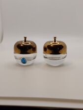 Vintage Apple Shaped Miniature Salt And Pepper Shakers Made In JAPAN picture