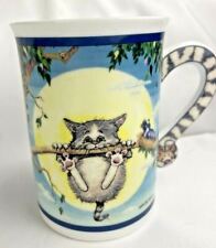 Vintage Comical Cats Coffee Mug Cup Hang In There Danbury Mint Gary Patterson picture