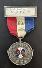 Rare 1948 Masonic Grand Rapids MI National Convention Ribbon Button Badge picture
