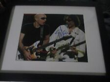 STEVE VAI & JOE SATRIANI autographed/signed 8x10 photo framed GUITAR LEGENDS G3 picture