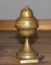 Antique hand made bronze religious incense burner icon lamp picture