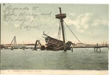 Postcard Ship Wreck of the Maine Havana  picture