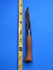 Opinel No6 Stainless Steel Folding Pocket Knife – Used- Wood Handles-  #91A picture