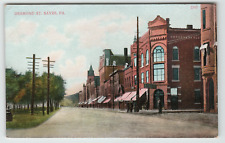 Postcard Vintage Desmond Street in Sayre, PA picture