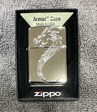 Limited Edition Dragon Zippo Lighter Deep carve HP Armor Only 100 Made Numbered picture