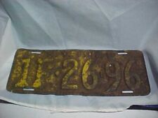 1925 New York license plate 1F2696 picture
