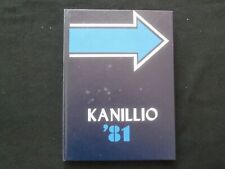 1981 KANILLIO KANSAS HIGH SCHOOL YEARBOOK - KANSAS, ILLINOIS - YB 3356 picture