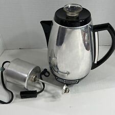 Vintage SUNBEAM Chrome Fully Automatic Percolator CoffeeMaster AP-AC 12 Cups picture