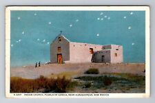 Albuquerque NM-New Mexico, Pueblo of Sandia, c1935 Antique Vintage Postcard picture