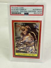 Star Wars Topps 1983 Trading Card Salacious Crumb McCormick Dodson Rose PSA Slab picture