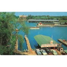 c.1950's Uncle Sam's Boat Docks Alexandria Bay N.Y. Postcard 2R3-166 picture