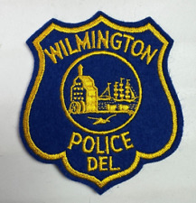 Wilmington Police Delaware DE Felt Patch B5D picture