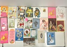Lot of 24 Vintage Mother’s  Day Fathers Christmas Thank You Greeting Cards 1970s picture