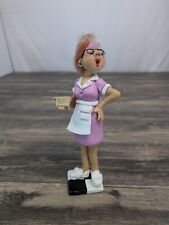 Vtg Nancye Williams FLO Hold The Mayo Doll Hand Painted Resin Figure Diner  9
