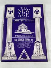 Vintage The New Age Magazine January 1970 Masonic Freemason picture