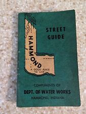 Hammond Indiana Vintage Street Guide Compliments of Mayor Dowling  picture