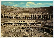 Rome Interior View of Coliseum Vintage Color Photo Postcard 1966, Unposted Card picture