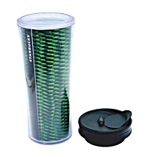 2011 Starbucks Green 3D Lenticular Travel Mug 16 fl oz plastic Lid Cup picture