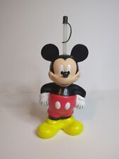 Vintage Disney  Mickey Mouse Cup W/ Straw & Cap picture