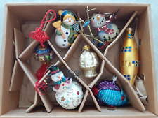 SEVEN CHRISTMAS ORNAMENTS picture