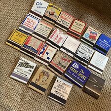 Vintage Lot of 21 Retro Matchbooks Advertising Unstruck RARE Copacabana NY Diner picture